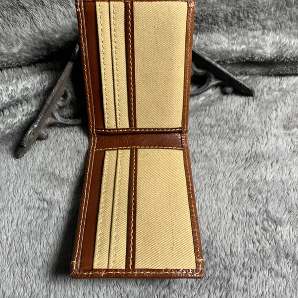 Men’s leather wallet with money clip - Picture 7 of 7